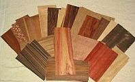 Multi colored and grain specific veneers